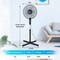 Ipower HealSmart Pedestal Stand Fan, 16 Inch, Black HIFANXSTAND16X2 - alternate 3